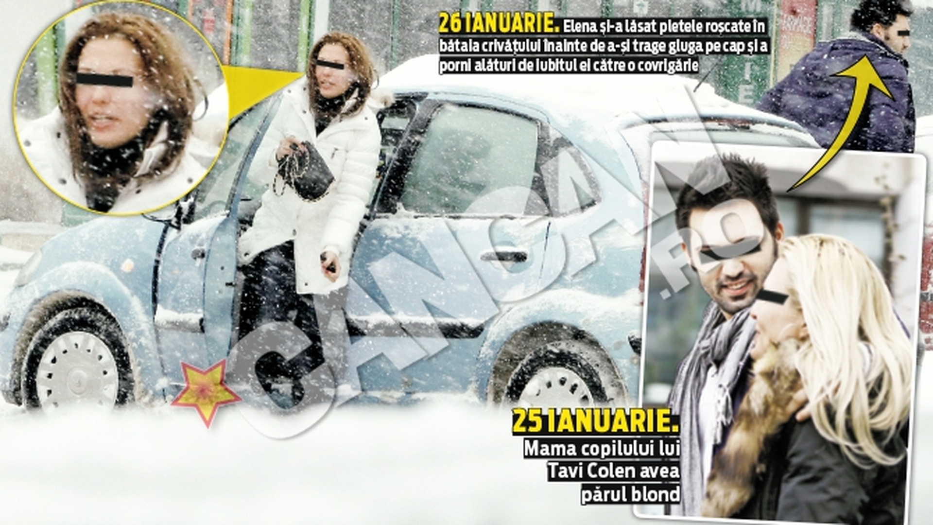 Mama copilului lui Tavi Colen a trecut intr-o alta faza a vietii sentimentale. Si-a schimbat barbatul si culoarea parului