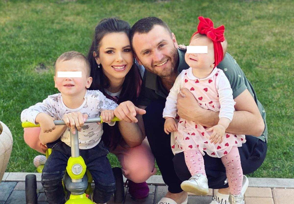 Georgiana Lobonț și familia ei / Sursă foto: social media