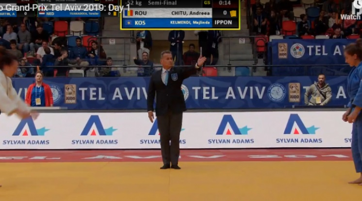 Andreea Chițu, bronz la Grand Prix-ul de judo de la Tel Aviv. Cozmin Gușă a felicitat-o imediat