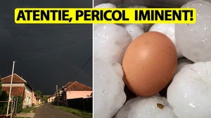 Atenție, pericol iminent! ANM, avertizare de vreme severă emisă vineri dimineață