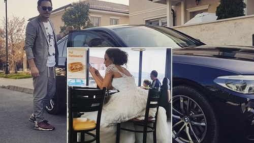 Răzvan Simion a pozat o mireasă singură într-un fast food, iar imaginile au devenit virale. La câteva ore, tânăra l-a sunat pe prezentator: “Dintr-odată, nu mai eram eu ciudatul”