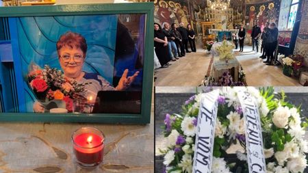 Minerva a fost înmormântată azi. Imagini de la slujba cu bun gust din biserică