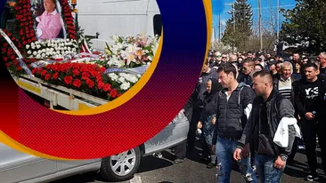 Imagini în premieră de la înmormântarea lui Nicu Maharu! Mama lui a ...