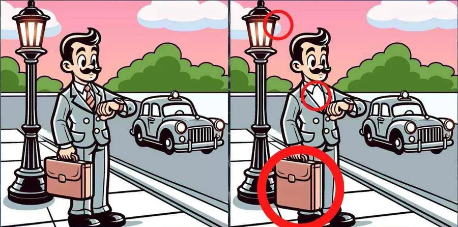 Test de perspicacitate | Găsiți 3 diferențe între bărbatul din stânga și cel din dreapta! Imaginile nu sunt identice