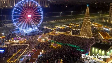 Cât costă un pahar de vin fiert la Târgul de Crăciun din București. O turtă dulce este 15 lei