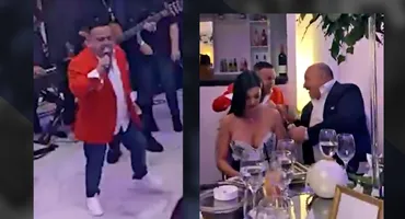 Imagini demne de filmele lui Scorsese cu mafioți. Chef faraonic pe muzica lui Adrian Minune cu Nuțu Cămătaru, Brazilianca, Oneață și...+ Dedicații fără număr