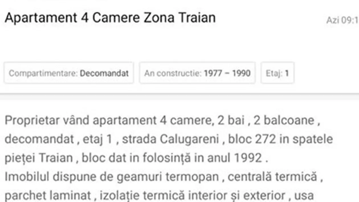 Cum arată și cât costă cel mai scump apartament din Vaslui