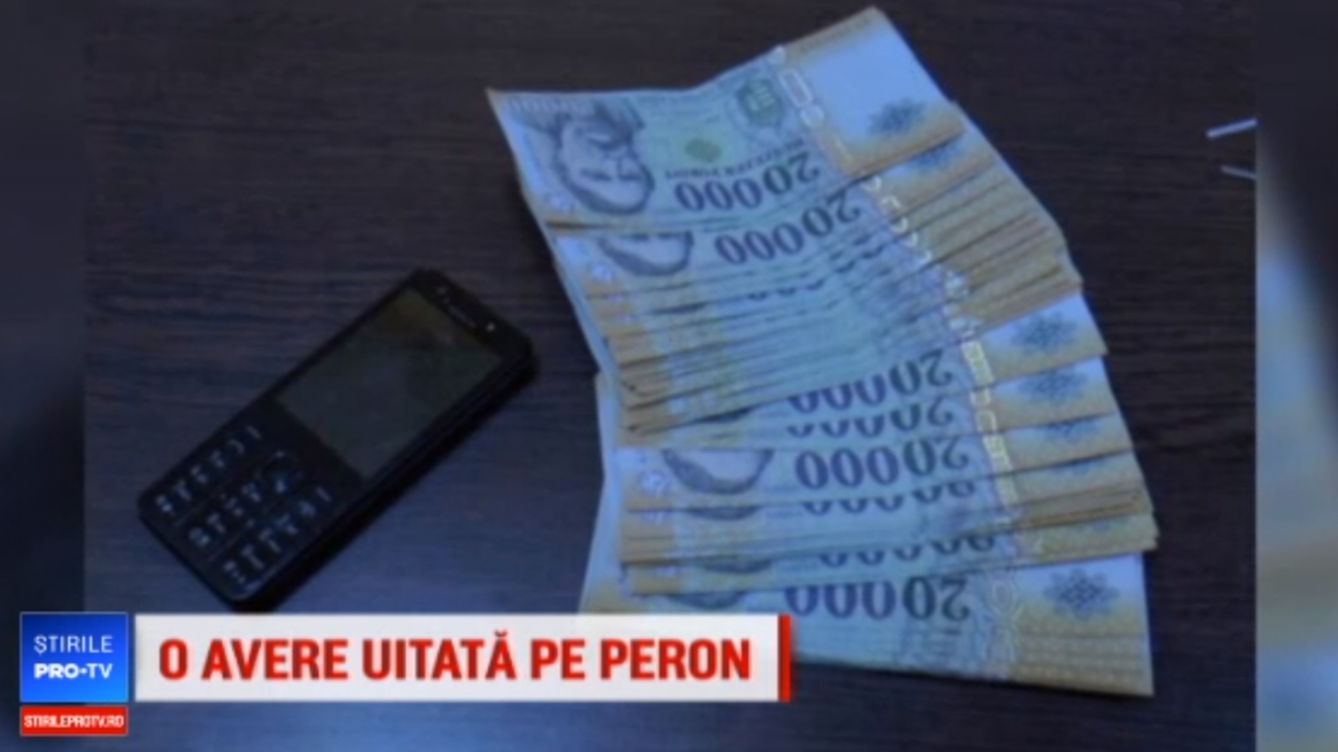 O avere lăsată pe un peron al unei gări din Bacău. Ce a putut să uite un bărbat