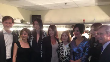 Oaspeti de seama la concertul Angelei Gheroghiu din Santa Monica