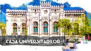 Casa Universitarilor, simbolul stilului romantic din București. Monumentul istoric găzduiește o parte din evenimentele organizate de Universitatea din București