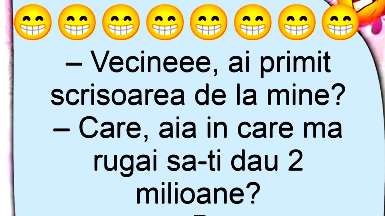 BANC | "Vecineee, ai primit scrisoarea de la mine?"