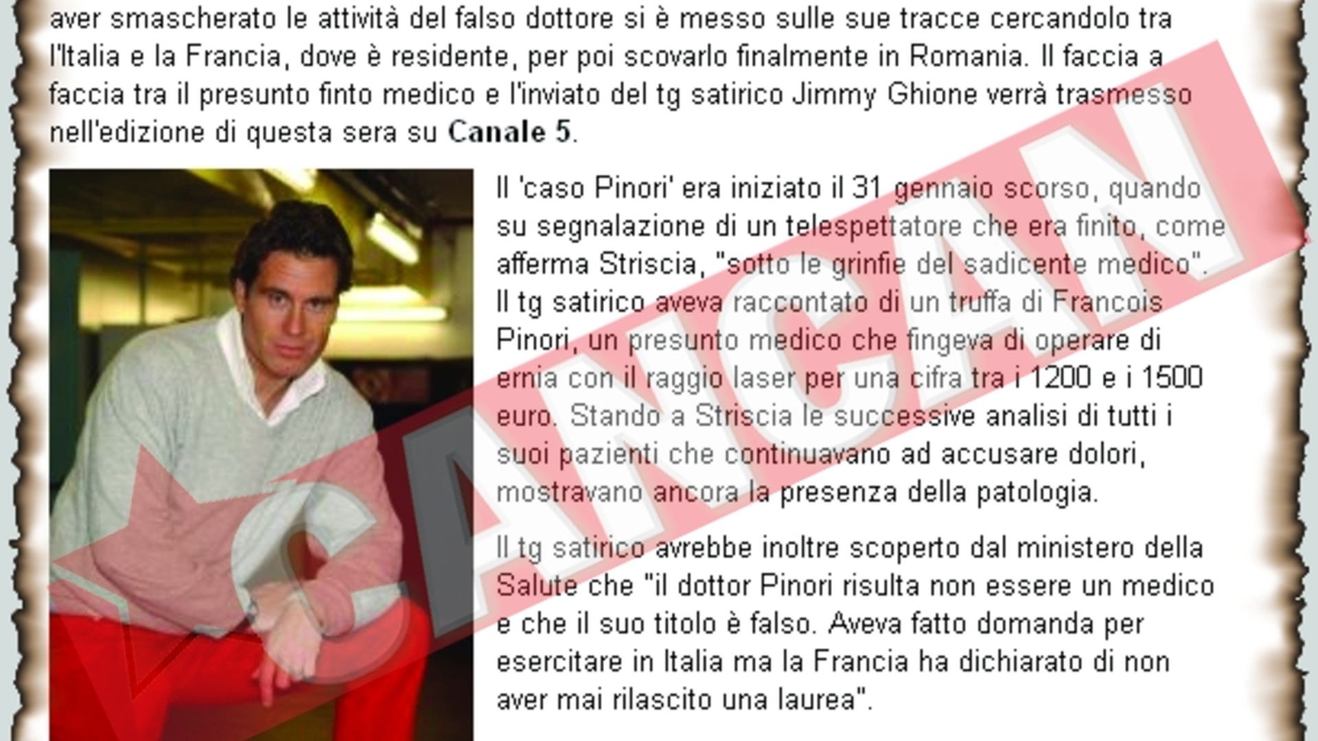 Un fals medic a operat la coloana zeci de pacienti romani