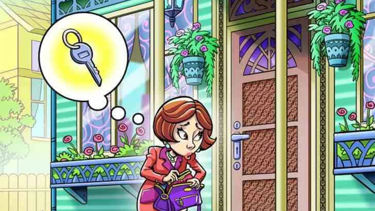 Test de inteligență | Ajutați-o pe femeia din imagine să-și găsească cheia! Aveți maximum 7 secunde