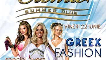 Seara greceasca de gala cu... Galani si manechine de top defiland pe ritm de sirtaki!