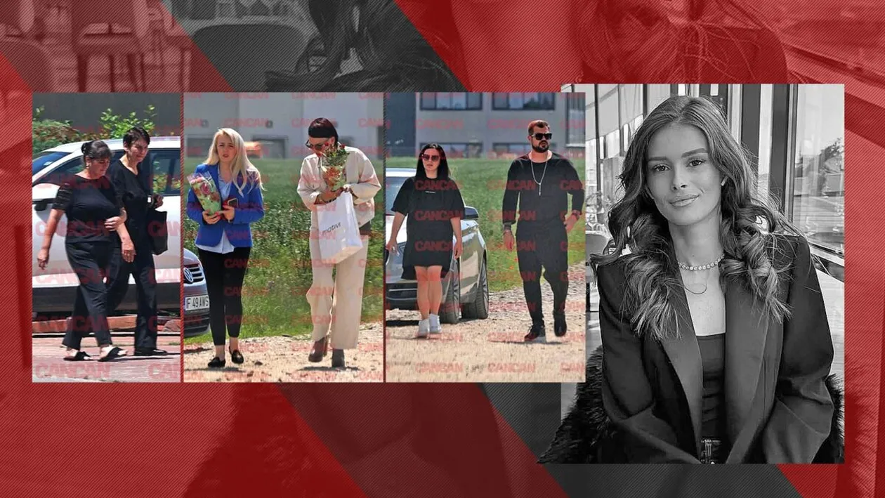 IMAGINILE DURERII de la priveghiul Teodorei Marcu. Lacrimi amare la căpătâiul tinerei ucise în Cosmopolis!