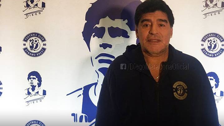 Maradona a devenit președintele clubului Dinamo Brest, Belarus
