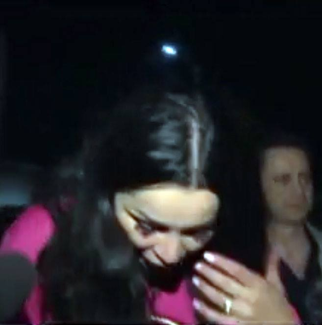 Brigitte s-a lovit la genunchi, în club la Mamaia