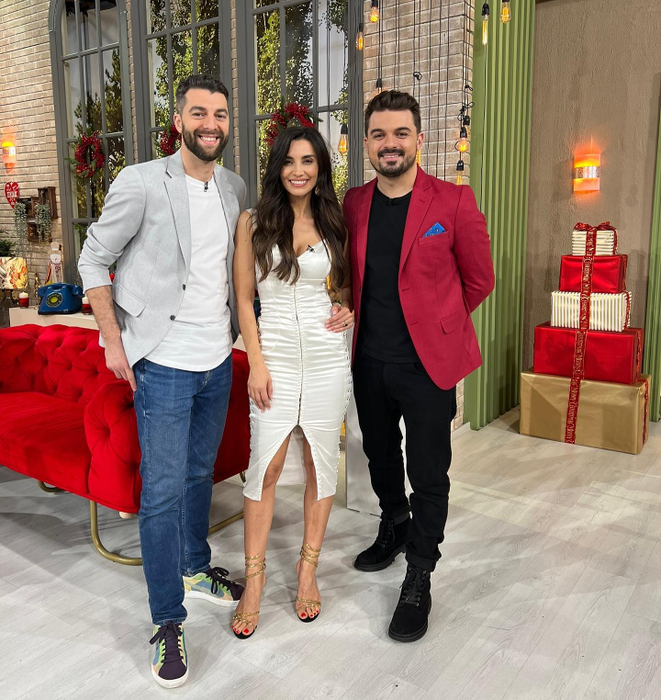 Lili Sandu, Shurubel și Bogdan Ciudoiu prezintă matinalul de la PRO TV / (Sursa: Instagram)