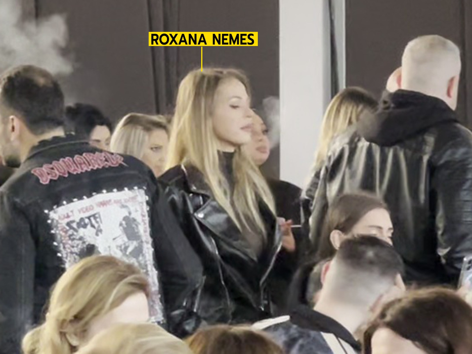 Roxana Nemeș a dansat, câteva minute, singura (Foto: CANCAN.RO)
