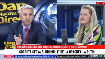 De ce și-ar fi dat Vladimir Putin demisia din KGB. Codruța Cerva face dezvăluiri la Dan Diaconescu în Direct