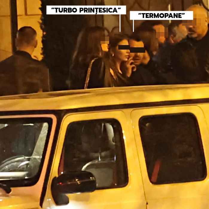 "Prințesica Turbo" și "Termopane", la ieșirea din club (SURSA FOTO: CANCAN.RO)