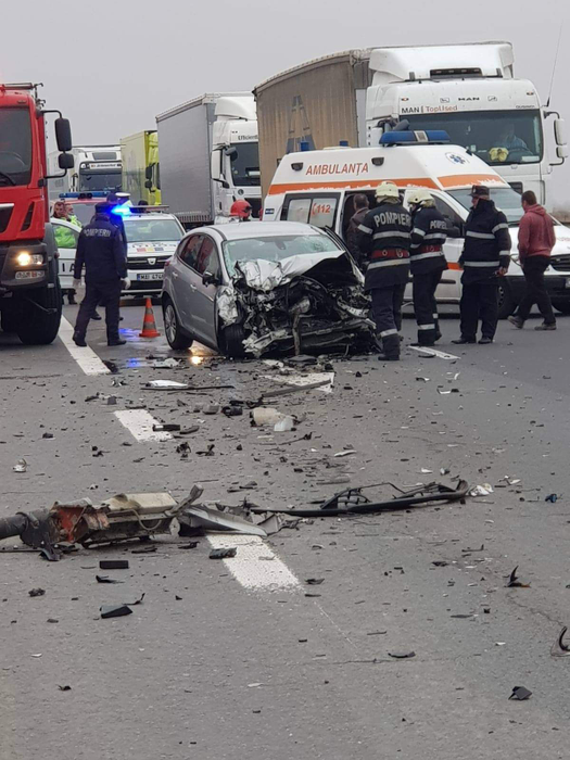 Accident grav pe A1 Bucureşti- Piteşti