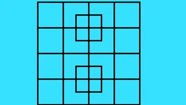 Test de inteligență | Câte pătrate sunt, de fapt, în această poză?
