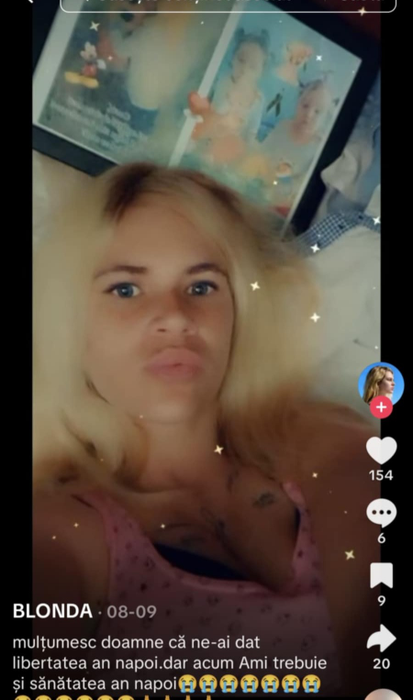 Imagini tulburătoare! Cum s-a filmat în cimitir mama gemenilor căzuți de la etajul 10 (în timp ce ea făcea live pe Facebook)