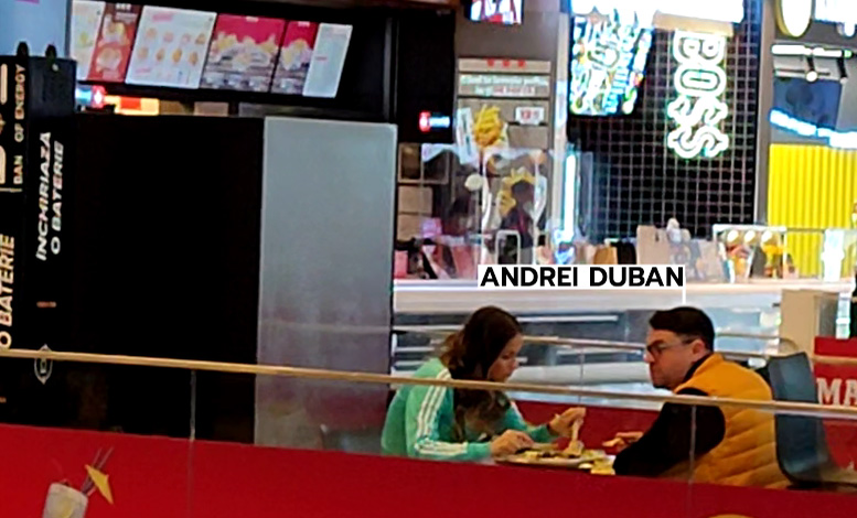 Andrei și Grațiela Duban mănâncă de la fast-food (Foto: CANCAN.RO)