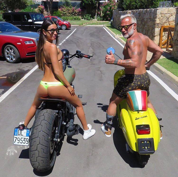 Gianluca Vacchi, cel mai spectaculos miliardar, alături de soţia lui, Georgia