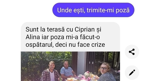 BANCUL ZILEI | "Unde ești, trimite-mi o poză!"