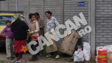 Cersetorii din Arad au venit cu trollere la cimitire dupa pomenile de Pastile Mortilor