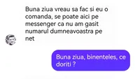 Bancul zilei | “Bună ziua! Vreau să fac și eu o comandă”