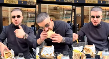 Reacția VIRALĂ a lui Culiță Sterp după ce a mâncat celebrul kebap cu caracatiță în restaurantul lui Pescobar, din Londra: ”Am greșit comanda. Vă dau o recenzie 100% reală”