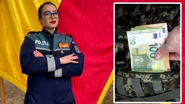 Ce a făcut Andreea din Bârlad, elevă la Școala de Poliție din Câmpina, după ce a găsit un rucsac cu 1.400 de euro în toaleta unei benzinării