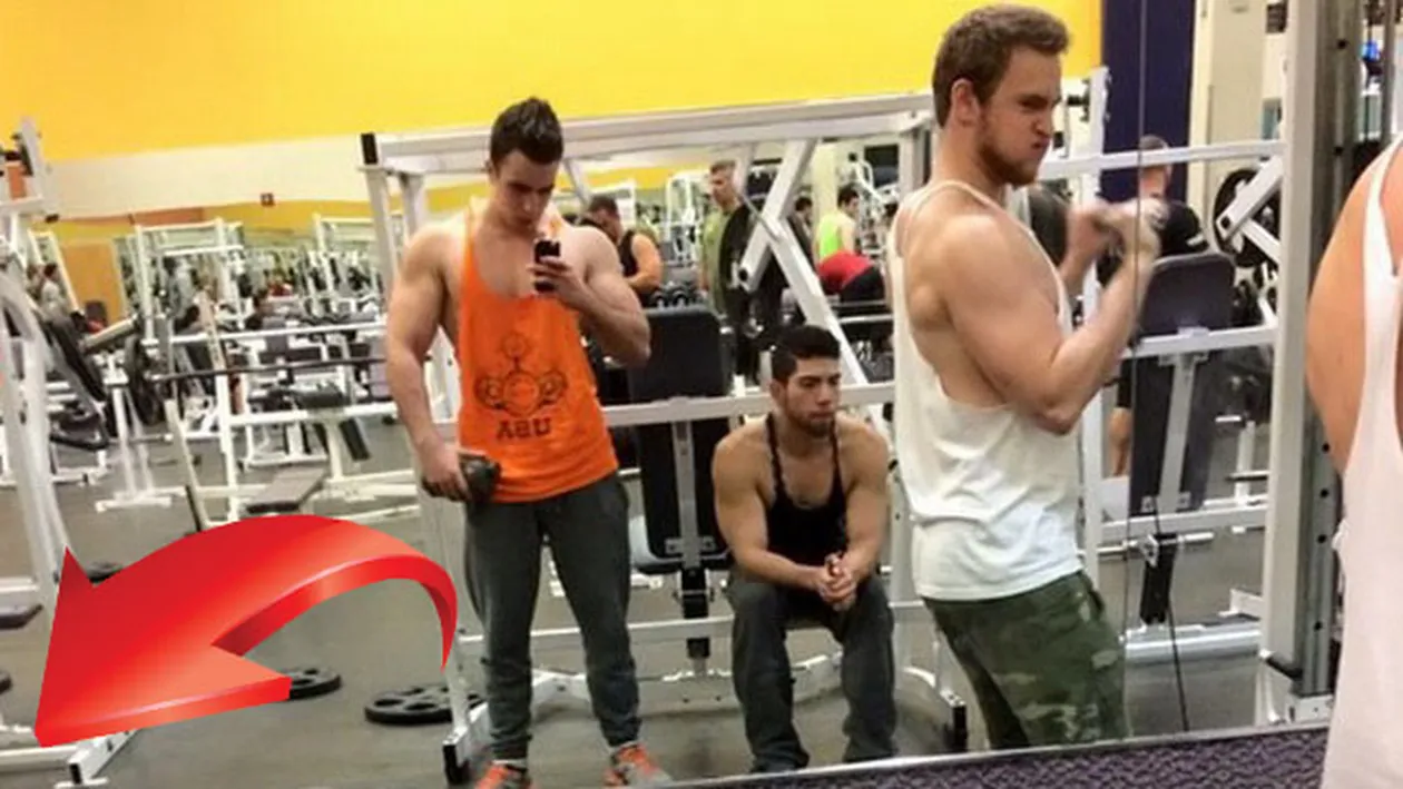 Ce a putut sa apara in selfie-ul facut de acest culturist in sala de forta! Toti prietenii lui s-au minunat
