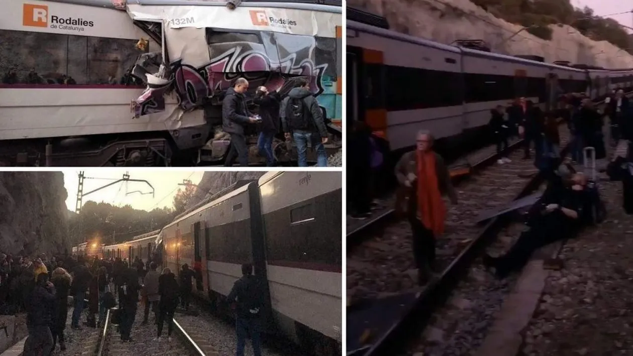Grav accident feroviar în Spania. S-au ciocnit două trenuri regionale, iar bilanțul este tragic