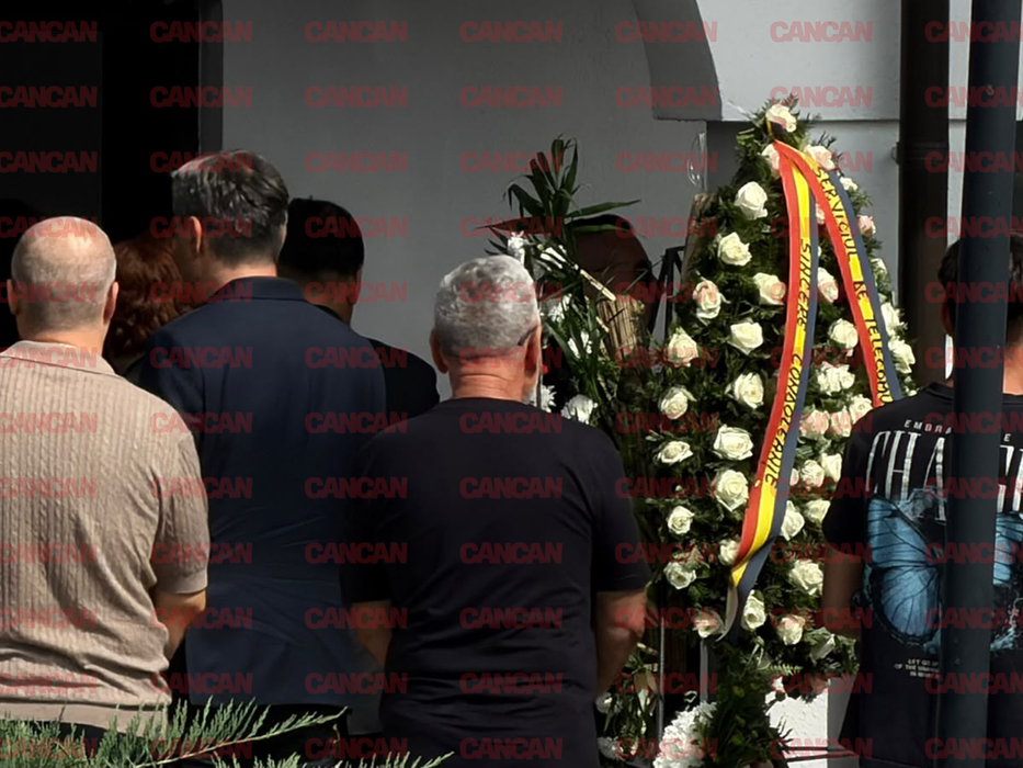 Primele imagini de la înmormântarea generalului Dorin Ioniță. Zeci de persoane i-au fost alături pe ultimul drum