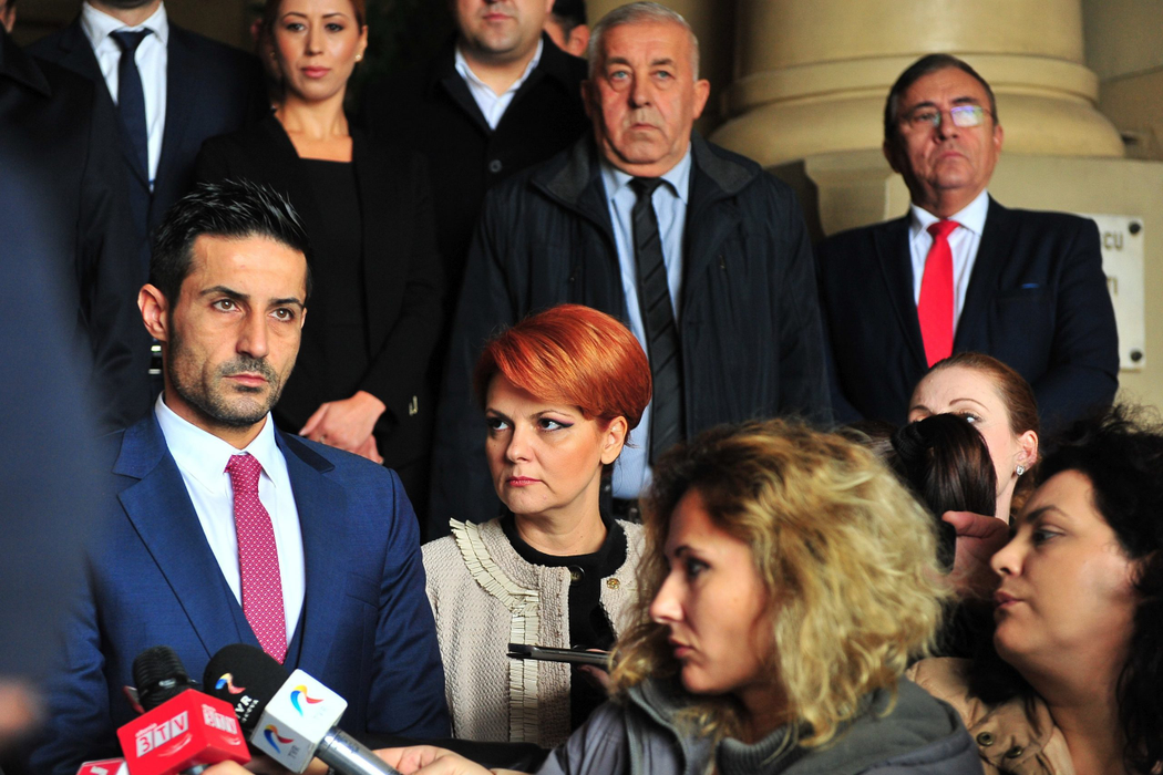 Lia Olguța Vasilescu, alături de Claudiu Manda
