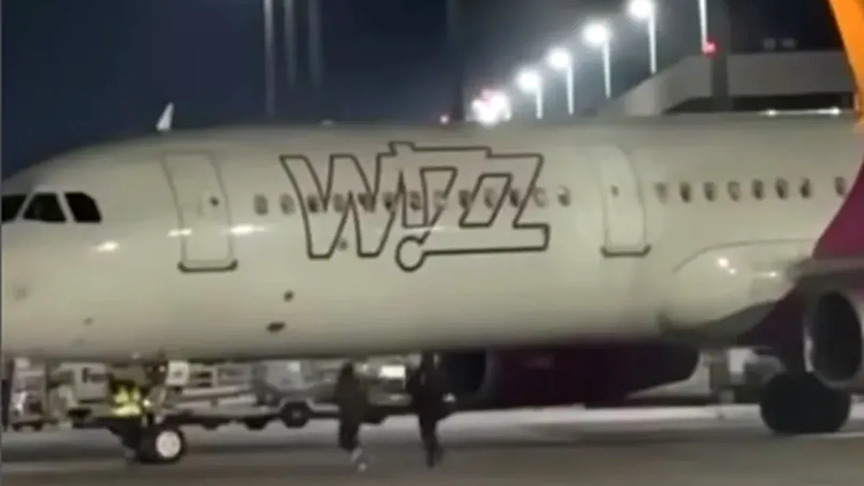 Haos total pe aeroportul din Köln. Doi români au forțat o ieșire de urgență și au alergat pe pistă după avion