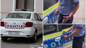 Un polițist a stârnit revoltă, după ce a parcat pe un loc destinat persoanelor cu handicap. Imaginile sunt virale: „Nu am văzut semnul”