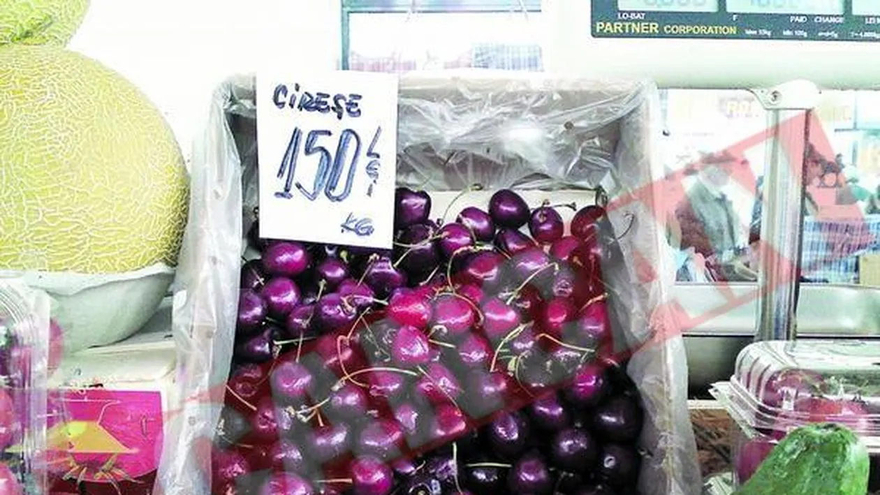 Cirese, la vanzare cu 150 de lei kilogramul