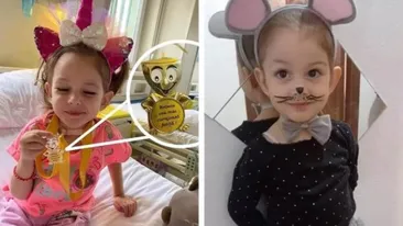 Destin crunt. Rebeca are nevoie urgent de tratament, după ce a fost diagnosticată cu o formă rară de cancer. “O boală nedreaptă a lovit trupul ei plăpând”