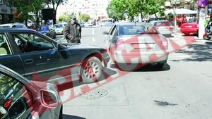 Romanovs, accident sub privirile unui politist