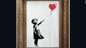 Tabloul lui Banksy care s-a autodistrus după ce s-a vândut cu 1,4 milioane, și-ar putea dubla valoarea