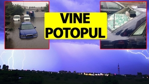 Vine potopul în România! ANM a făcut anunțul în această dimineață, la ora 10:00