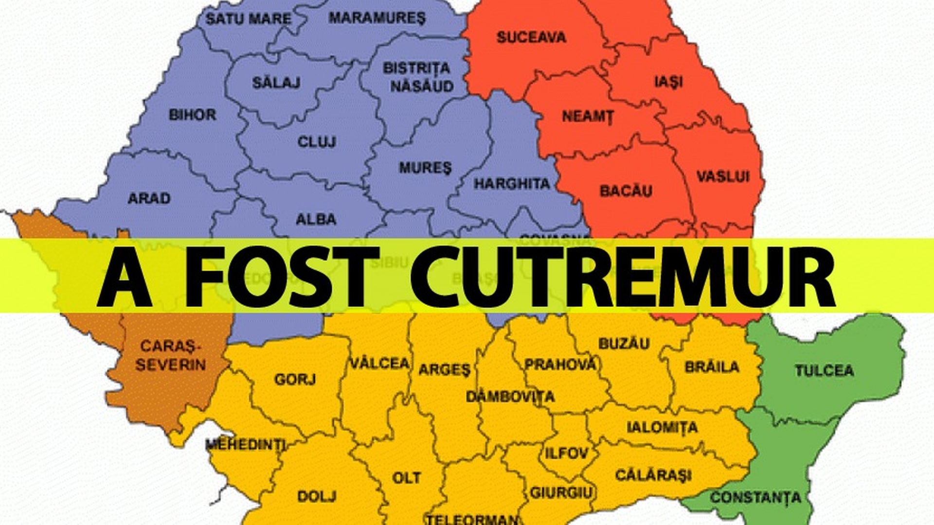 A fost cutremur puternic în România azi-noapte! În ce orașe s-a simțit