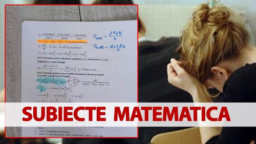 Bacalaureat 2022 - sesiunea de toamnă | Ce subiecte au picat la matematică