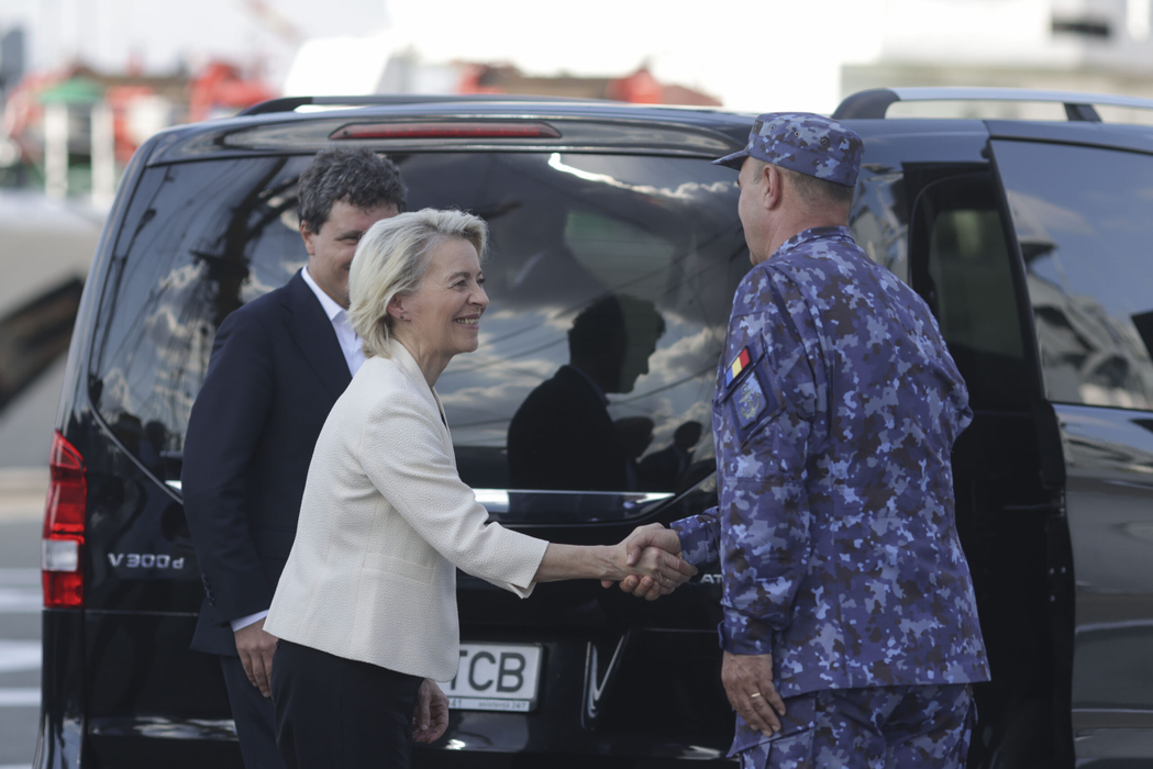 Nicușor Dan, alături de Ursula von der Leyen/ Sursa foto: Inquam Photos / George Calin