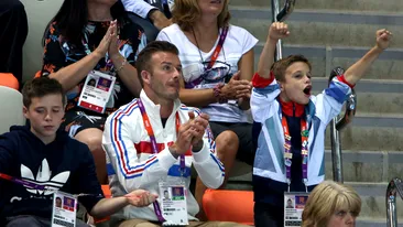 Cel mai entuziasmat spectator: reactiile incredibile ale lui David Beckham, in public la Jocurile Olimpice!